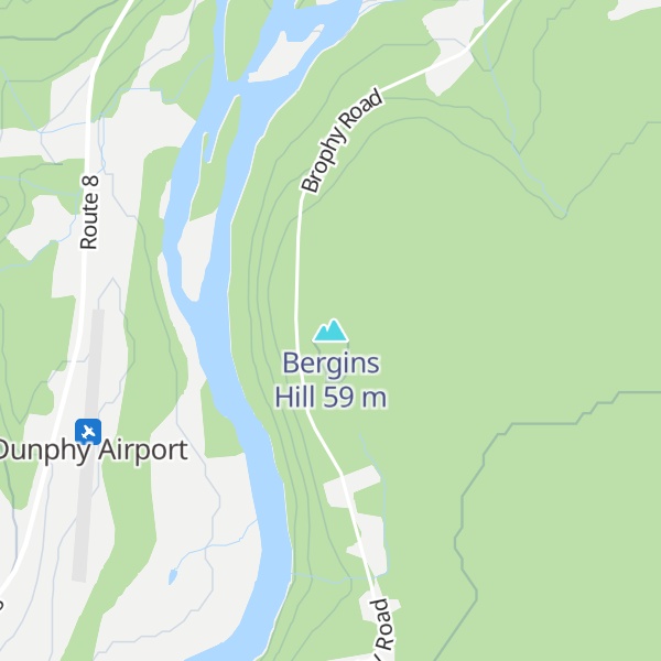 Map of Bergins Hill