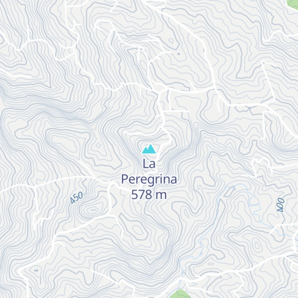 Map of La Peregrina