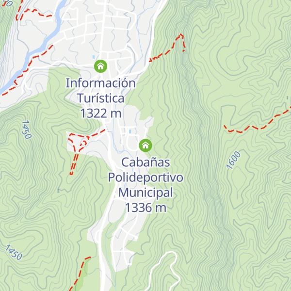 Map of Cabañas Polideportivo Municipal