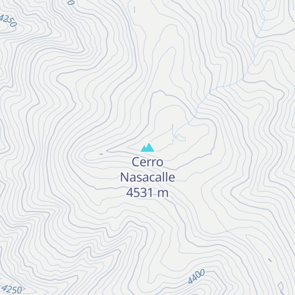 Map of Cerro Nasacalle