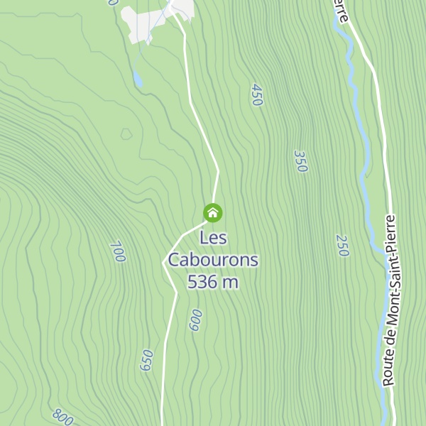 Map of Les Cabourons