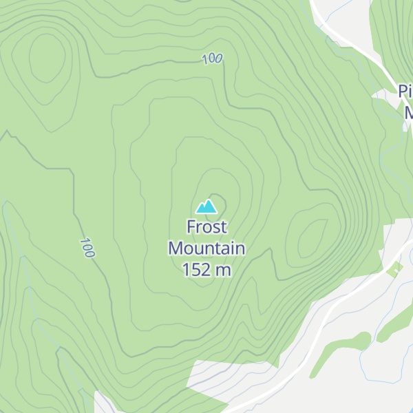 Map of Frost Mountain