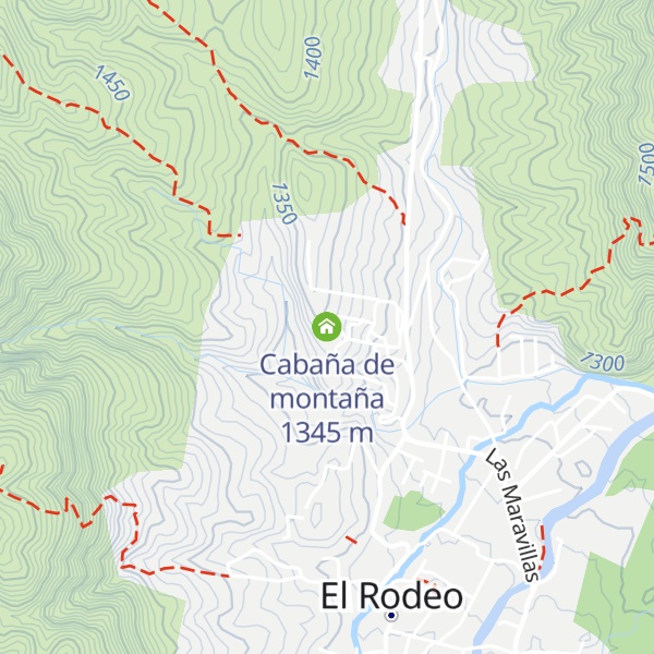 Map of Cabaña de montaña