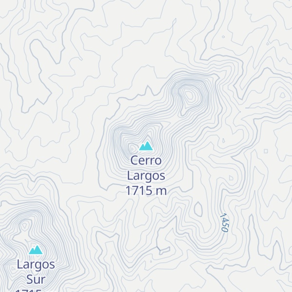 Map of Cerro Largos