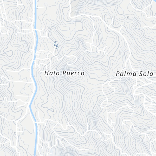 Map of Cerro Pitahaya