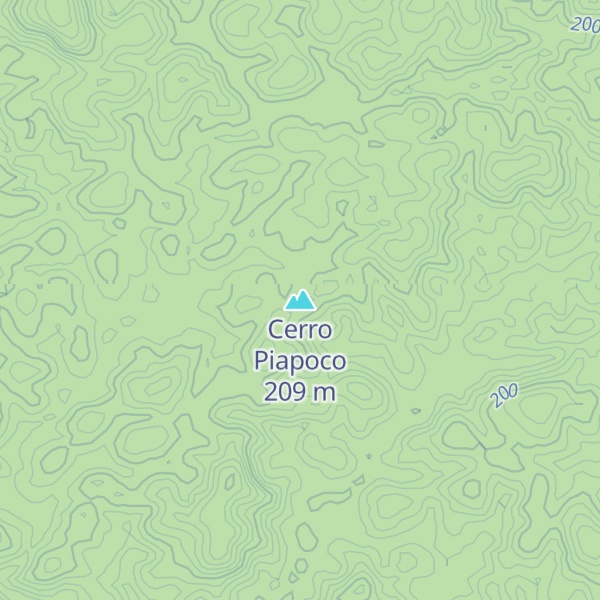 Map of Cerro Piapoco