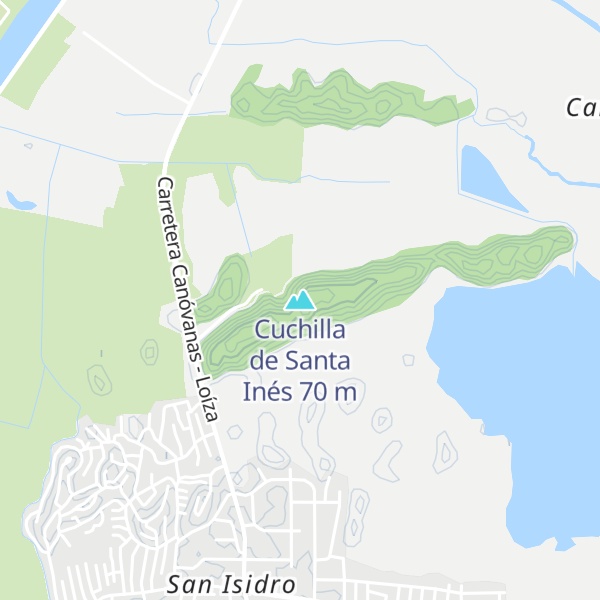 Map of Cuchilla de Santa Inés