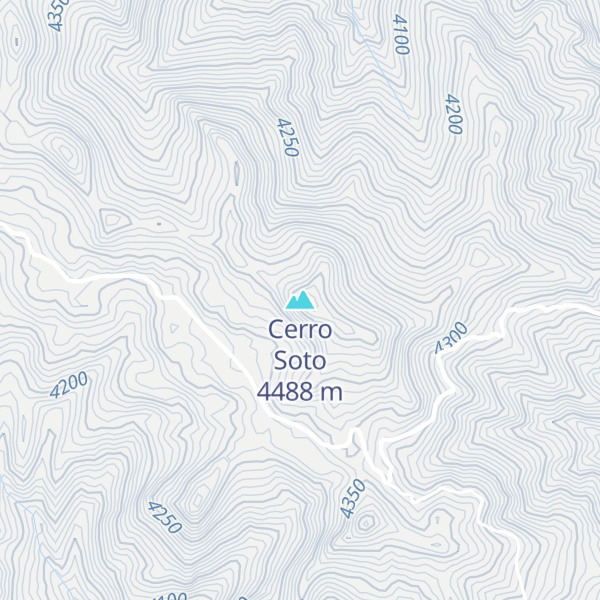 Map of Cerro Soto