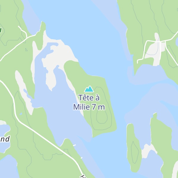 Map of Tête à Milie