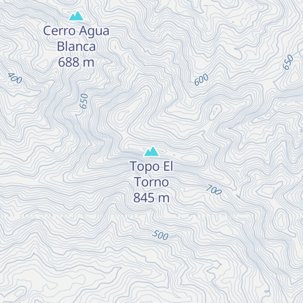 Map of Topo El Torno