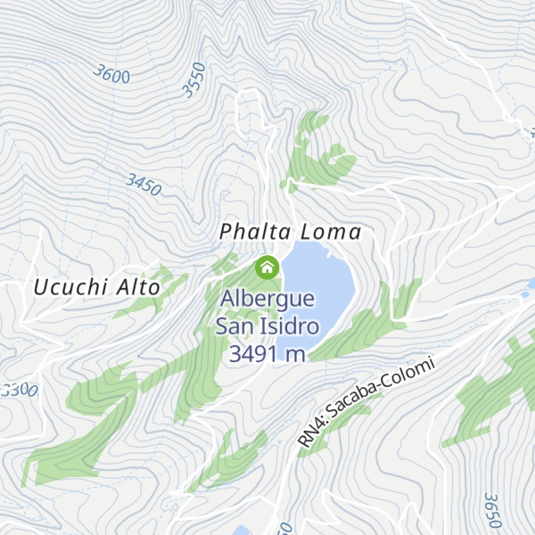 Map of Albergue San Isidro