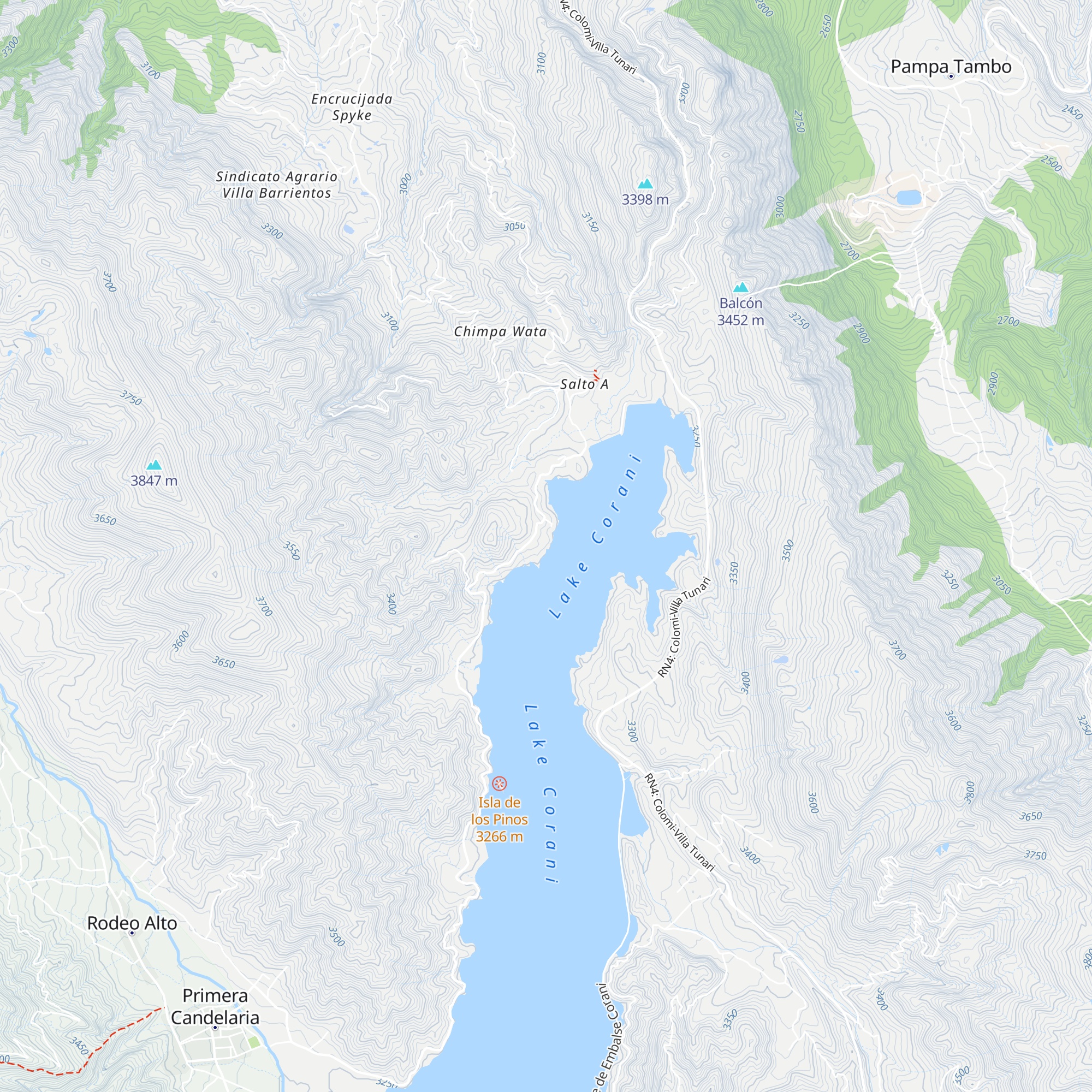 Cabañas Promesa map