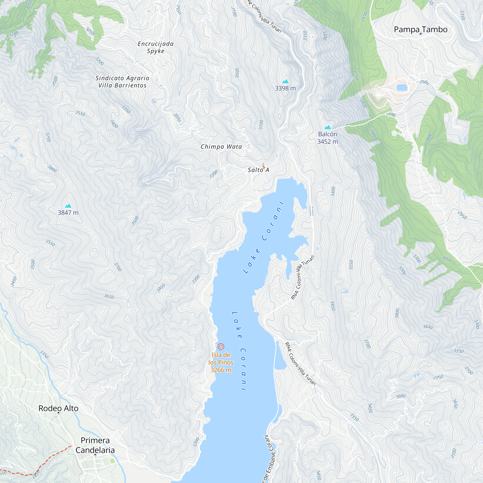 Cabañas Promesa map