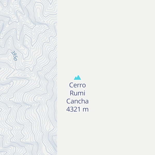 Map of Cerro Rumi Cancha