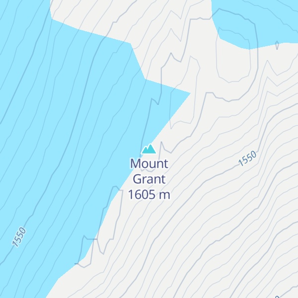 Map of Mount Grant