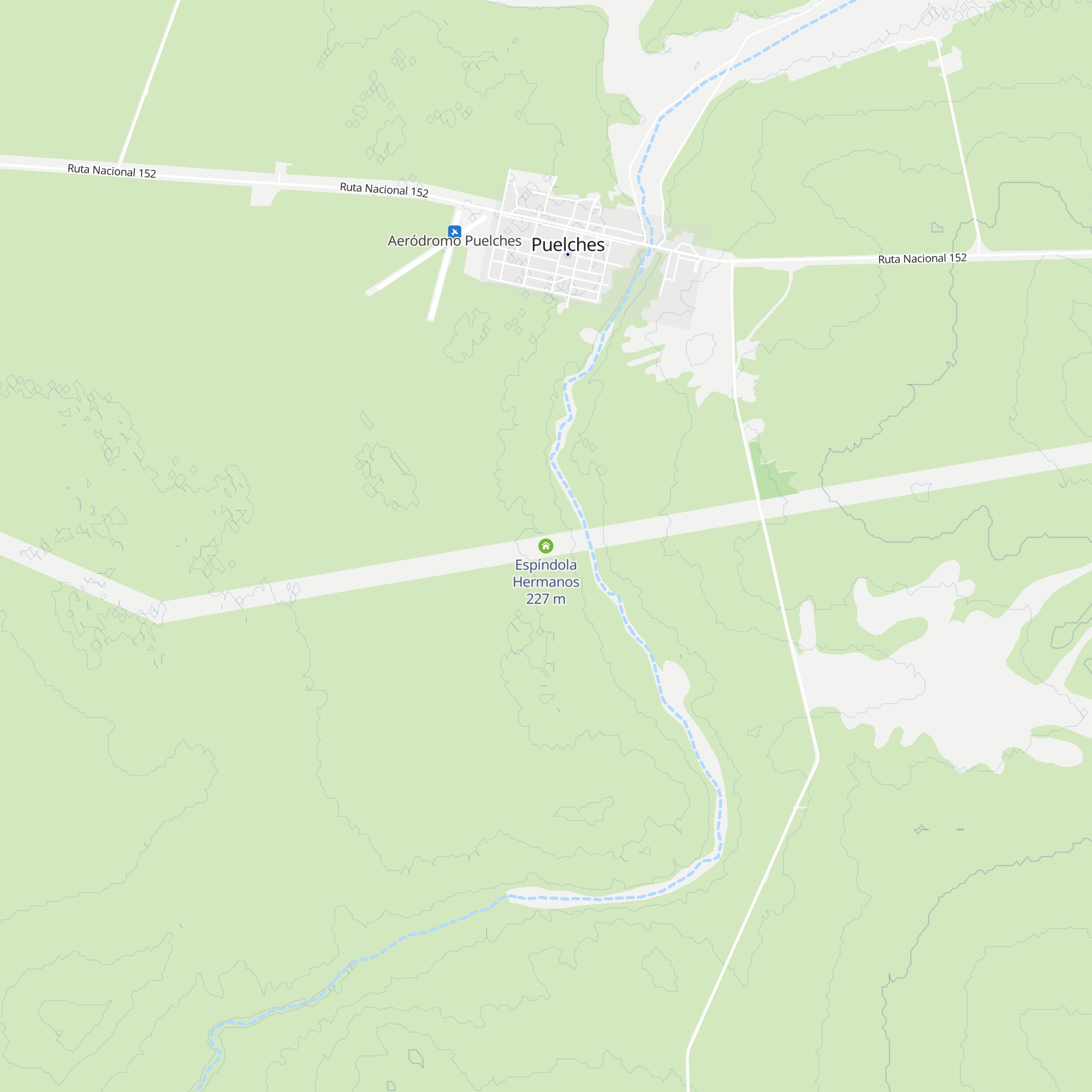 Espíndola Hermanos map
