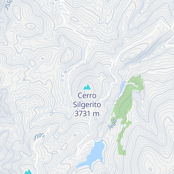 Map of Cerro Silgerito