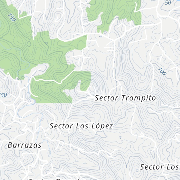 Map of Cerro Gordo