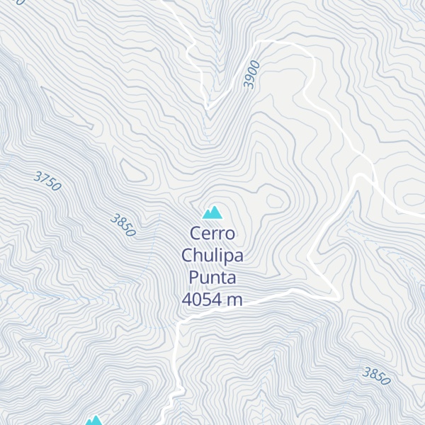 Map of Cerro Chulipa Punta