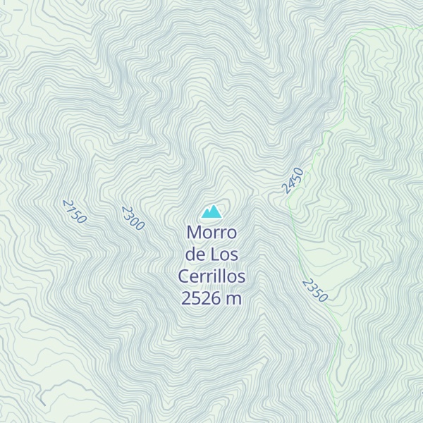 Map of Morro de Los Cerrillos