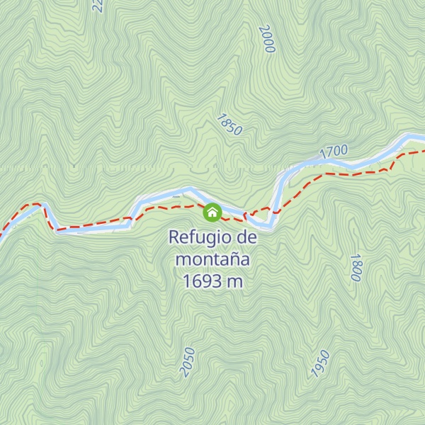 Map of Refugio de montaña