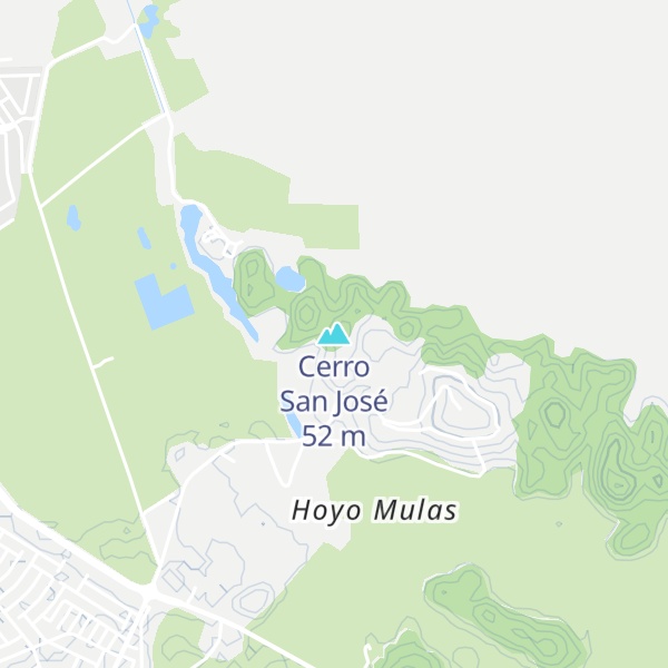 Map of Cerro San José