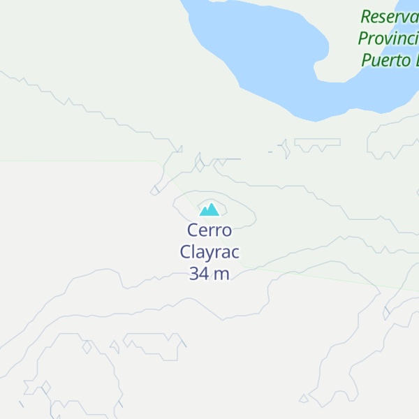 Map of Cerro Clayrac