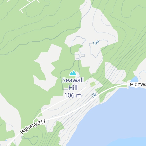 Map of Seawall Hill