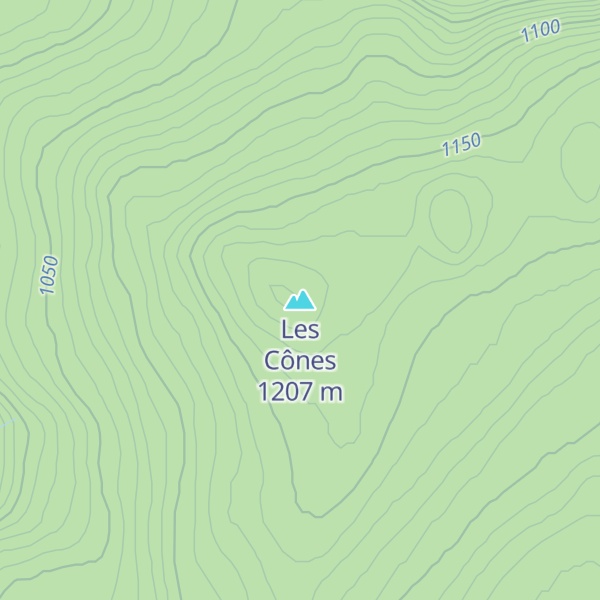 Map of Les Cônes