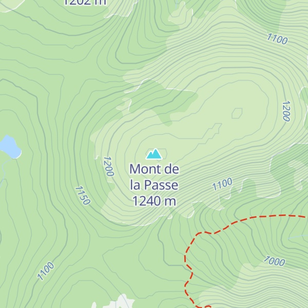 Map of Mont de la Passe