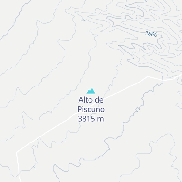 Map of Alto de Piscuno