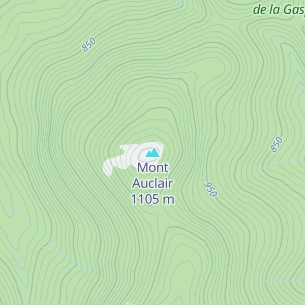 Map of Mont Auclair