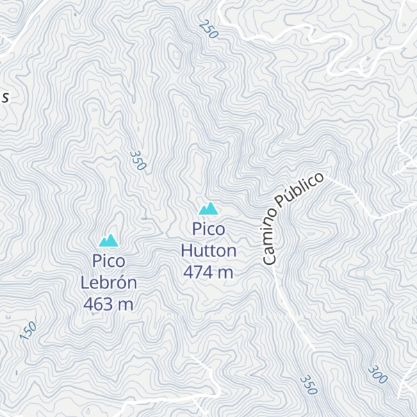 Map of Pico Hutton