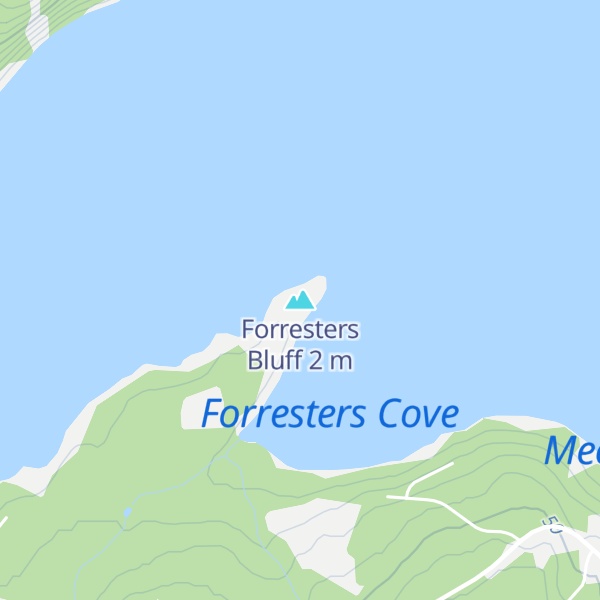 Map of Forresters Bluff