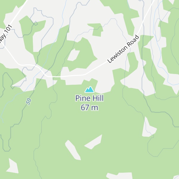 Map of Pine Hill