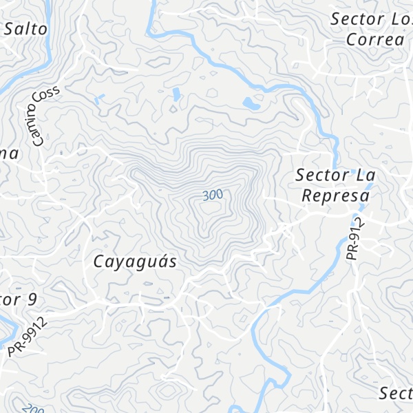 Map of Piedra Blanca