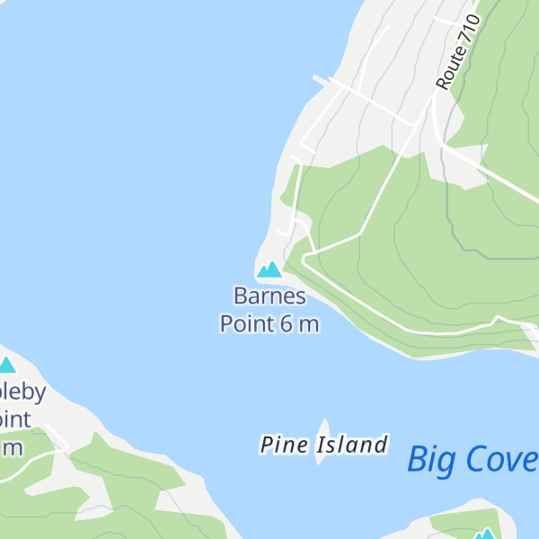 Map of Barnes Point