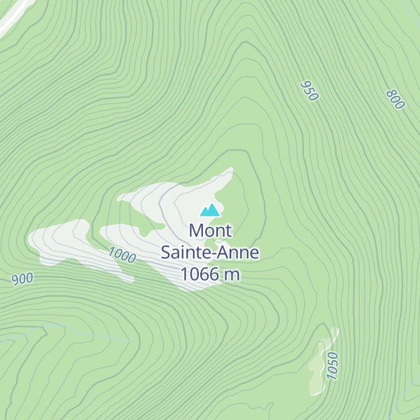 Map of Mont Sainte-Anne