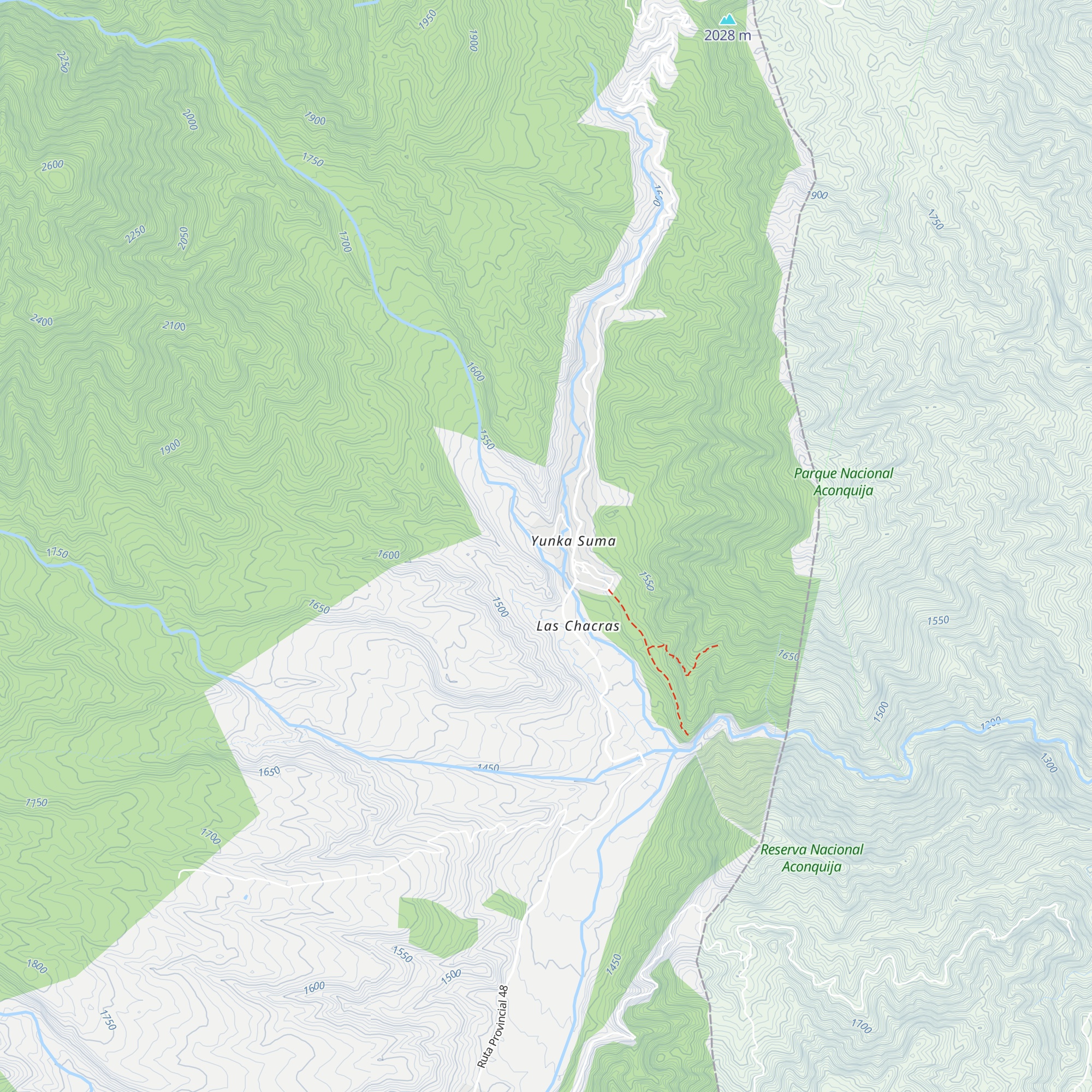 Cabañas Don Marcos map