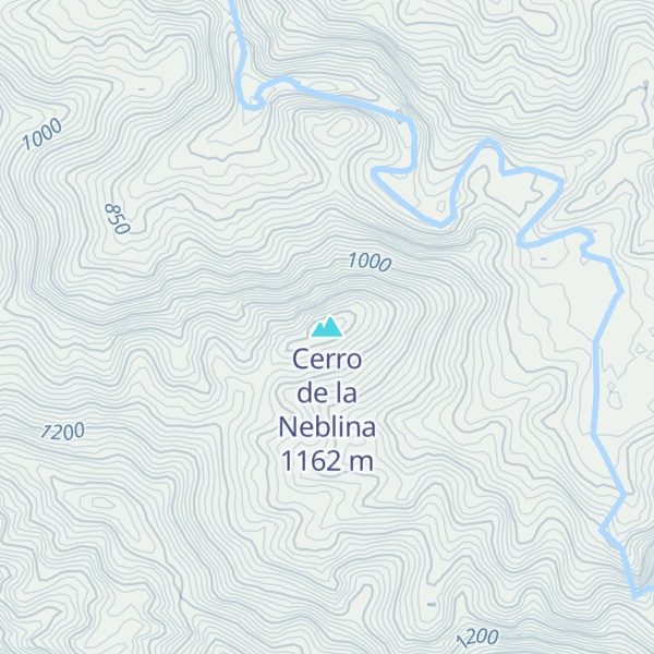 Map of Cerro de la Neblina