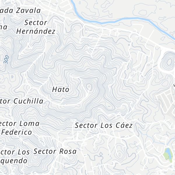 Map of Cerro Santa Ana