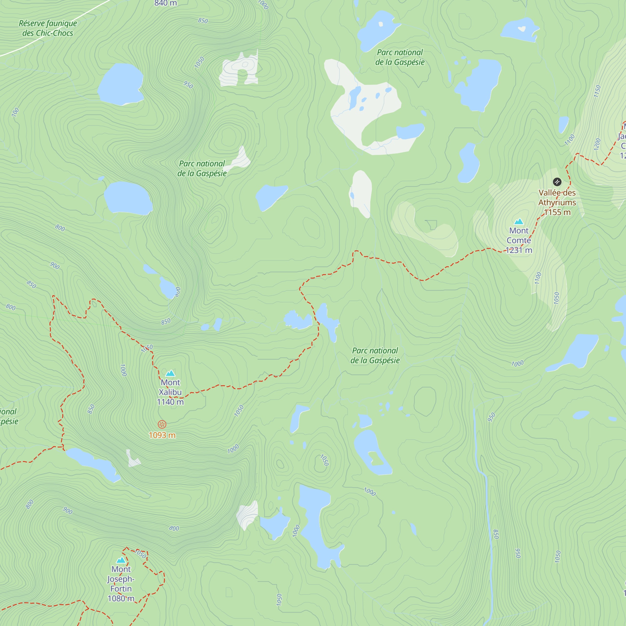 Le Tétras map