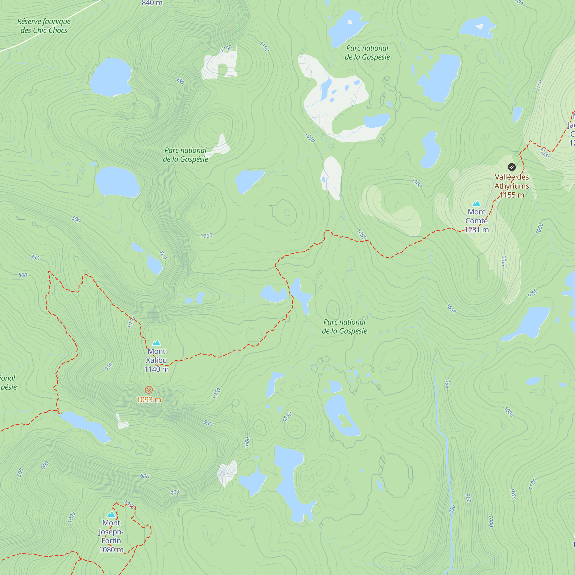 Le Tétras map