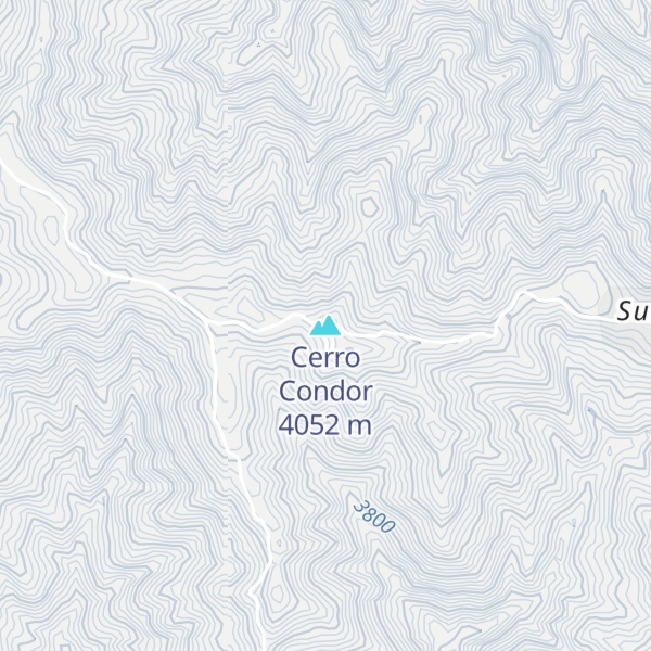 Map of Cerro Condor