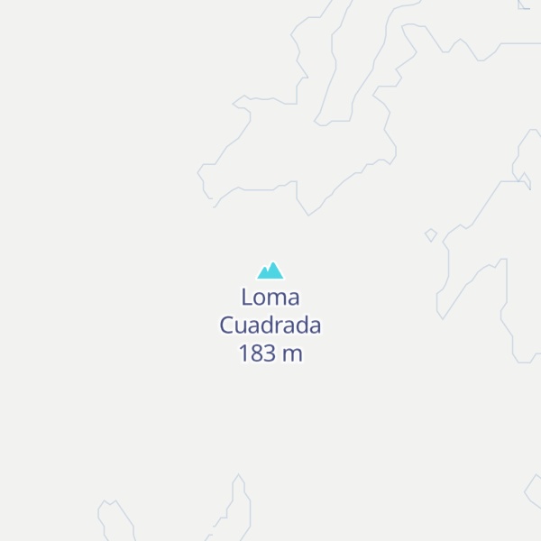 Map of Loma Cuadrada