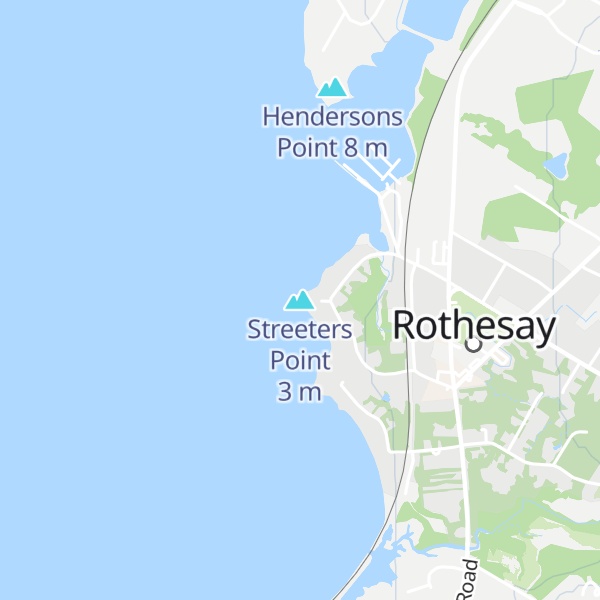 Map of Streeters Point