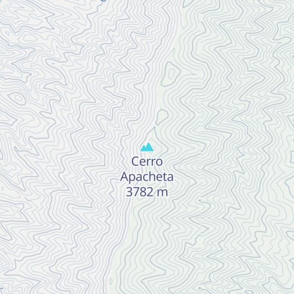 Map of Cerro Apacheta