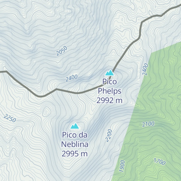 Map of Pico 31 de Março