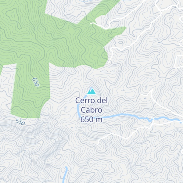 Map of Cerro del Cabro