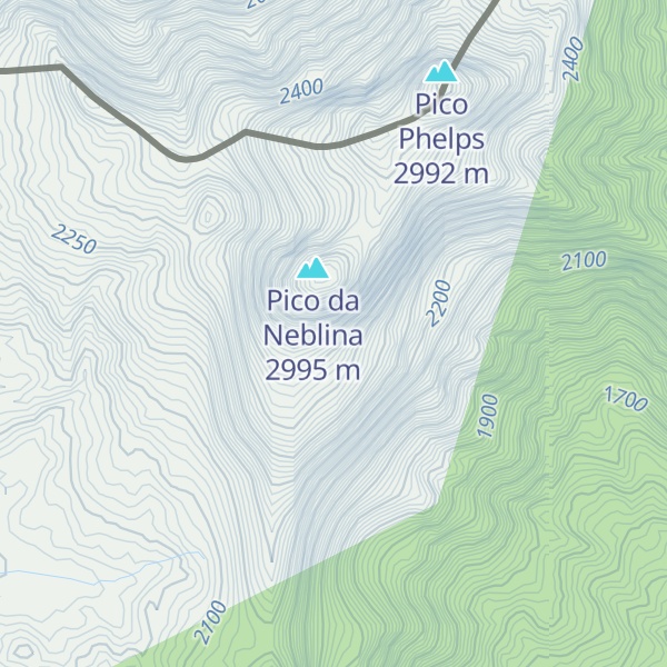 Map of Pico do Cadorna